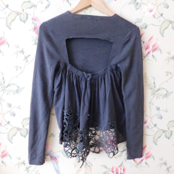 🦔🐾 Anthropology Bailey 44 Lace Sweater Top🦔🐾 - Picture 2 of 11